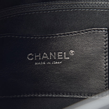 Chanel Patent Quilted Large Just Mademoiselle Bowling Bag Black 8 of 12