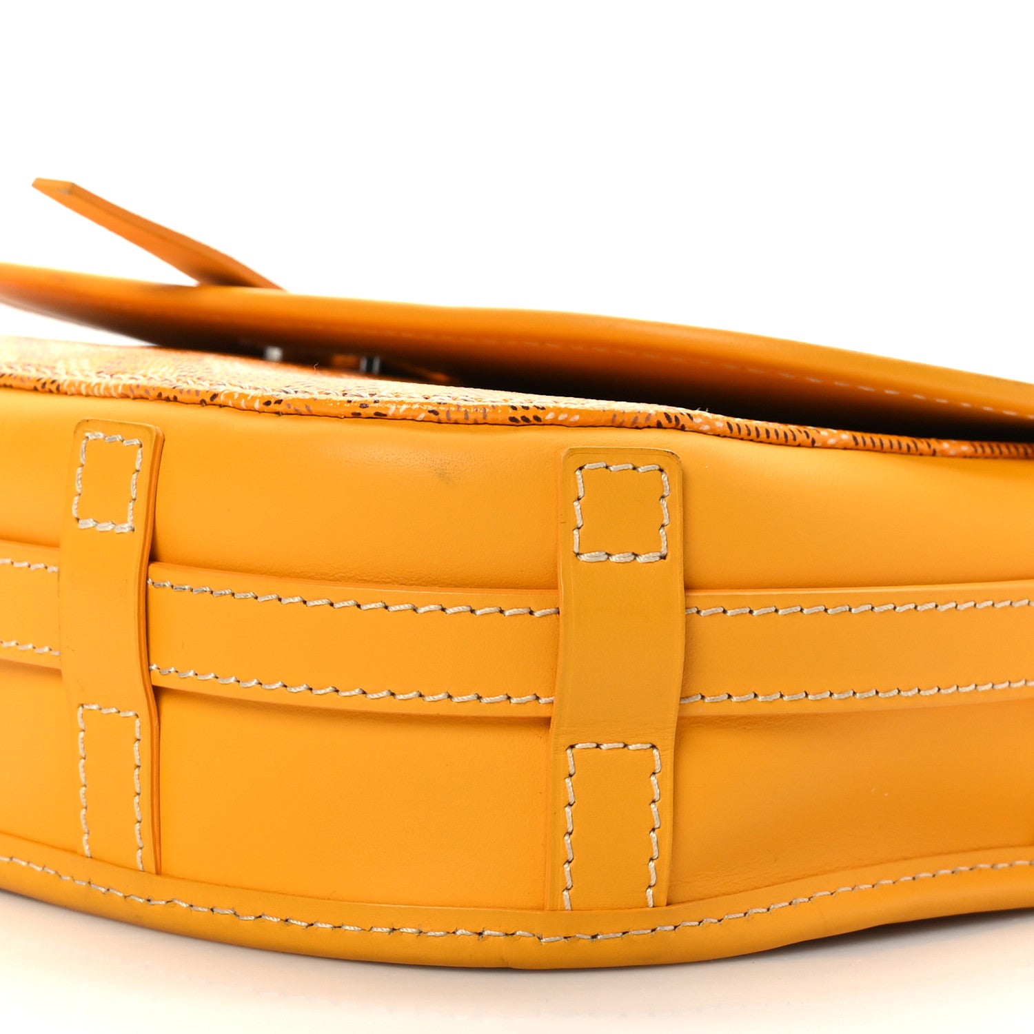 Goyard Goyardine Belvedere II PM Messenger Bag Yellow 8 of 9