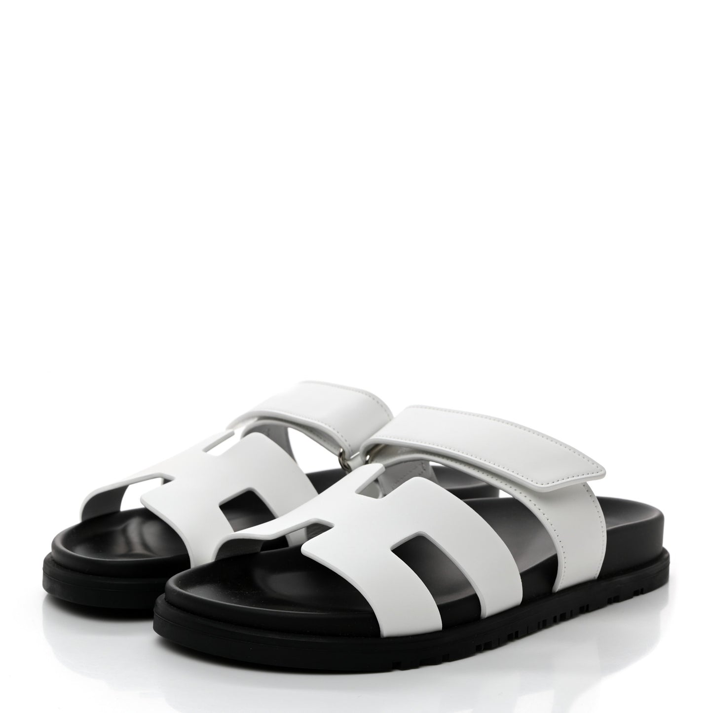 Calfskin Womens Chypre Sandals 37 White