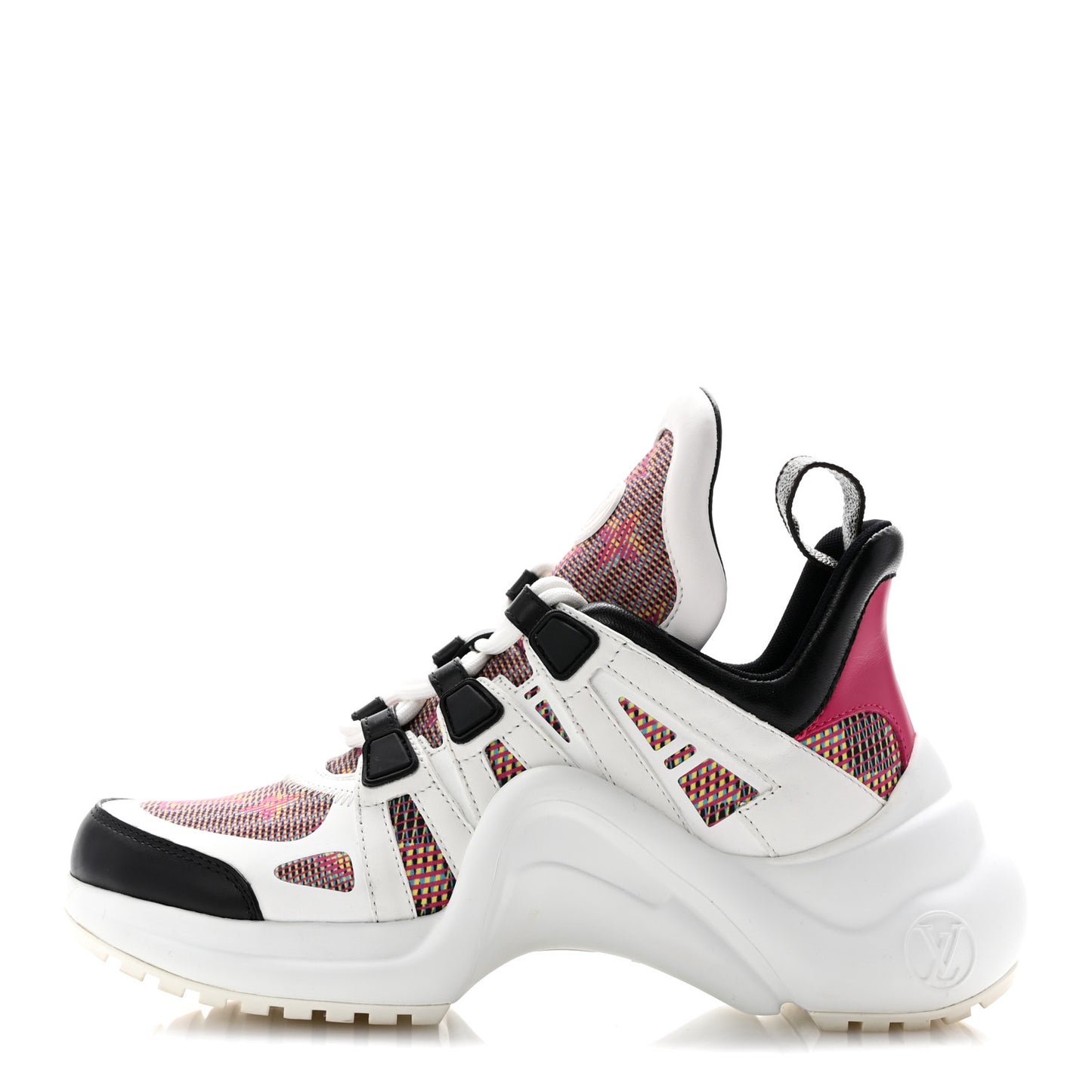 Calfskin Nylon LV Pop Archlight Sneaker 36 Rose