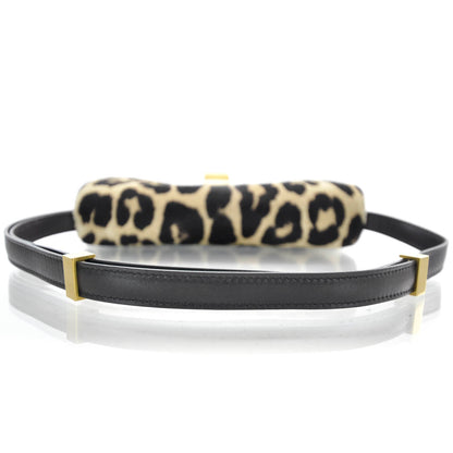 Celine Pony Hair Leopard Medium Box Flap Bag 5 of 10