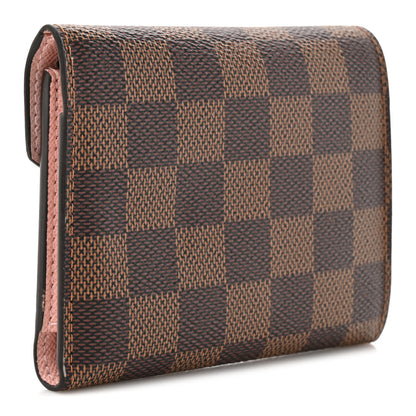 Louis Vuitton Damier Ebene Victorine Wallet Rose Ballerine 3 of 8