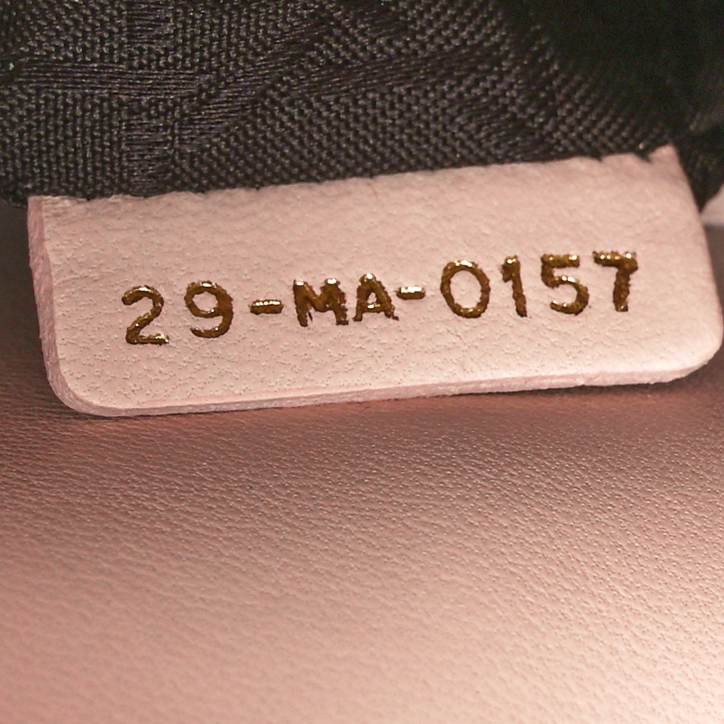 Lambskin Cannage Small Lucky Badges My Lady Dior Light Pink
