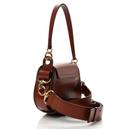 Chloe Calfskin Small Tess Bag Sepia Brown 3 of 9