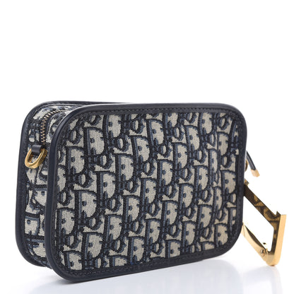 Christian Dior Oblique Diorquake Clutch Blue 3 of 8