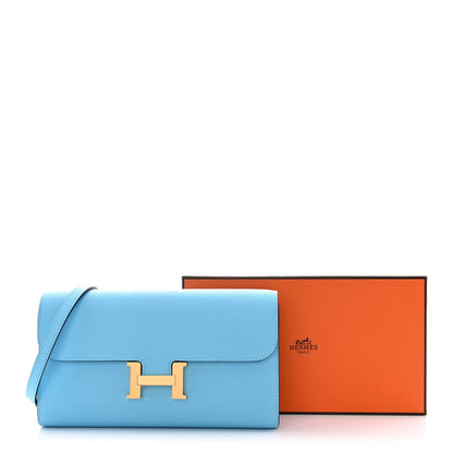 Hermes Epsom Constance Wallet To Go Celeste 11 of 11