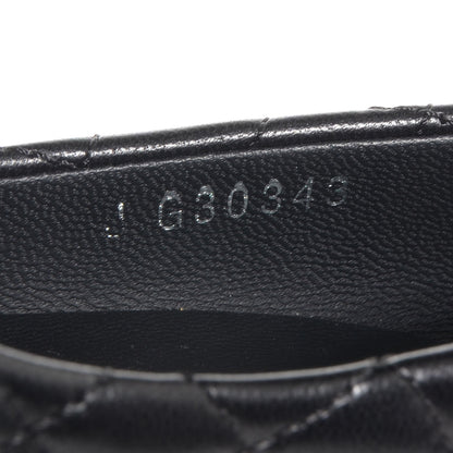 Chanel Lambskin Quilted CC Pumps 39.5 Black 8 of 8