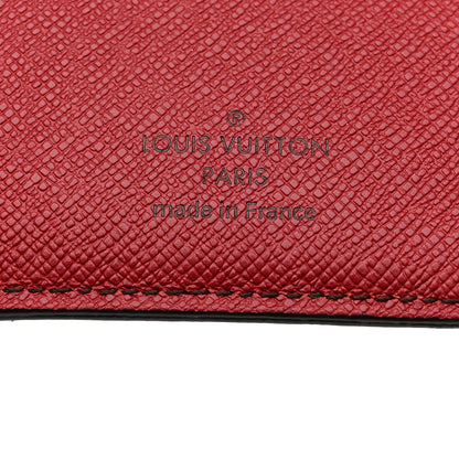 Louis Vuitton Monogram Compact Marie Wallet Rouge 7 of 9