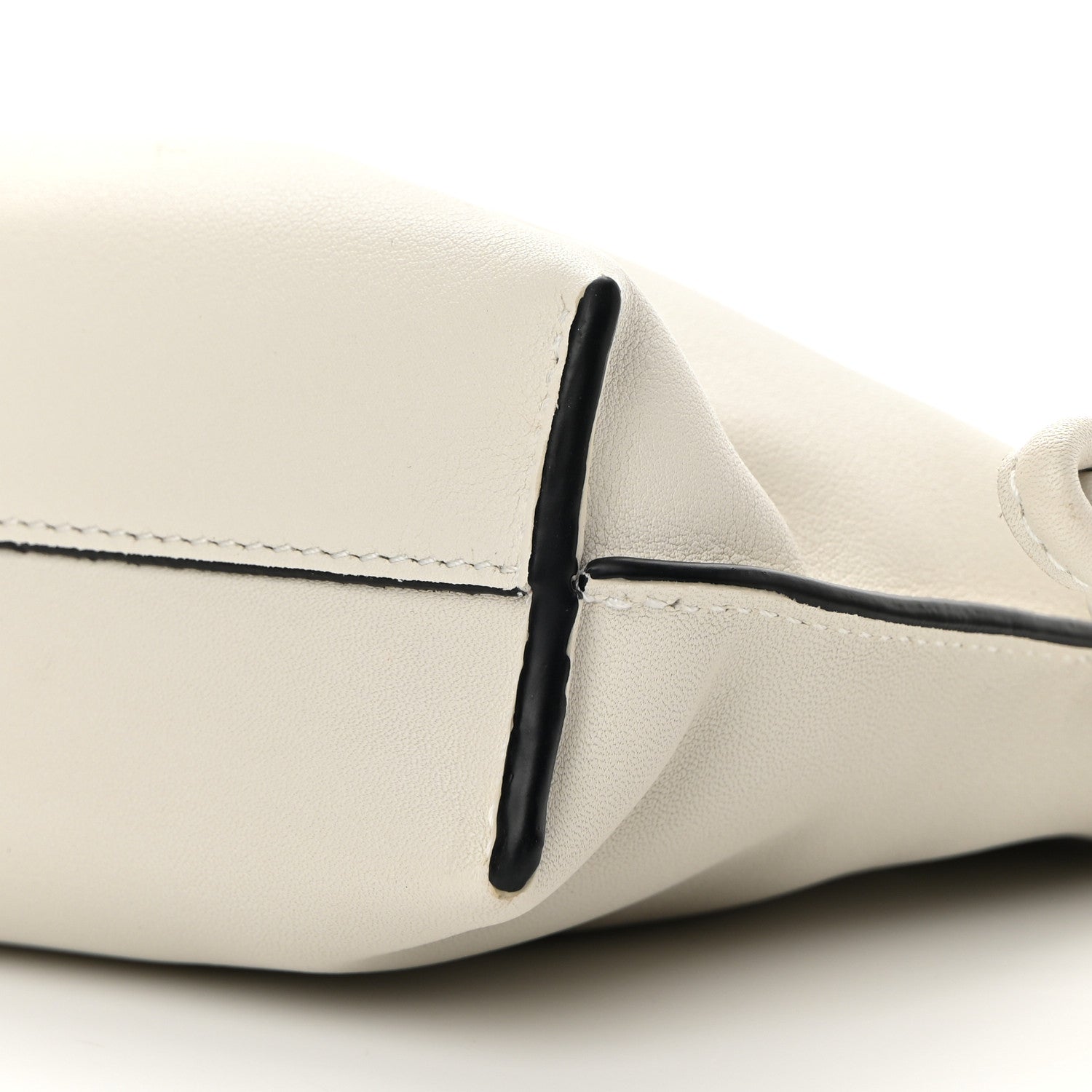 Loewe Calfskin Nano Flamenco Knot Bag White 10 of 14