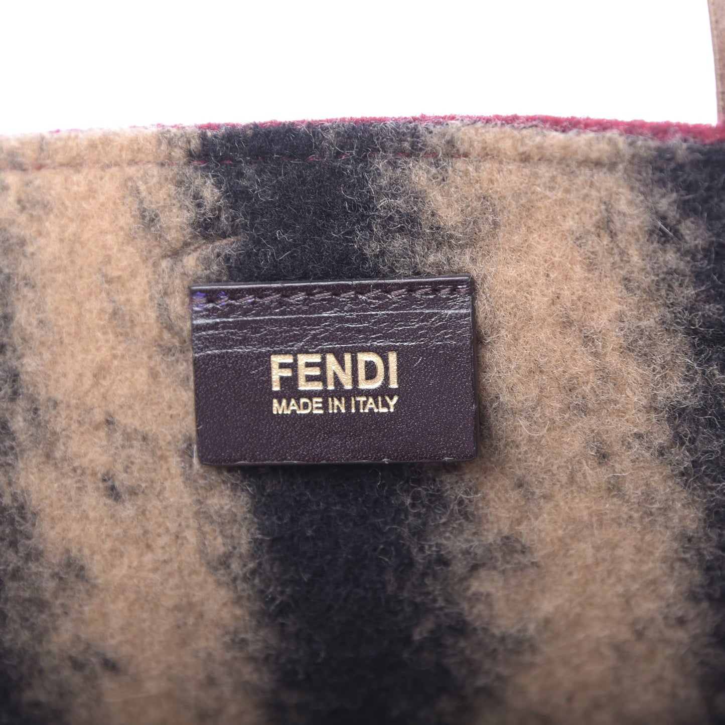 Felt Shopping Tote Red