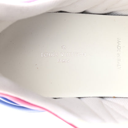Louis Vuitton Calfskin Technical Nylon LV Archlight Sneakers 38 White Pink Blue 7 of 9