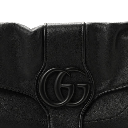 Gucci Goatskin Small GG Monochrome Aphrodite Shoulder Bag Black 8 of 13