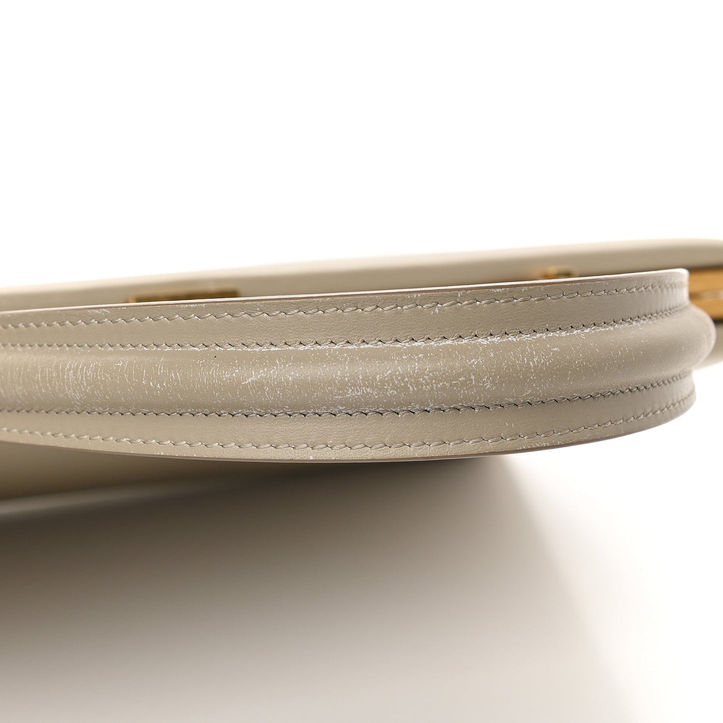 Box Calfskin Medium Clasp Bag Powder