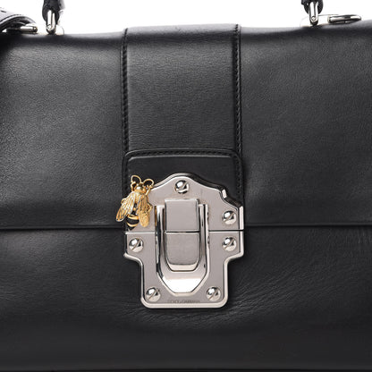 Dolce & Gabbana Calfskin Small Lucia Satchel Black 9 of 9