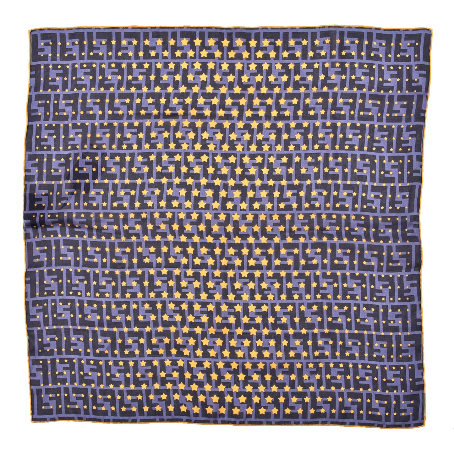 Silk FF Star Scarf Multicolor