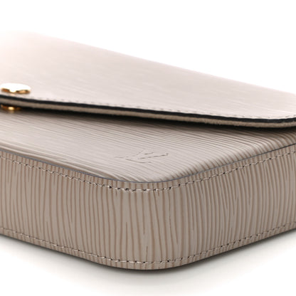 Louis Vuitton Epi Felicie Pochette Chain Wallet Galet 10 of 15
