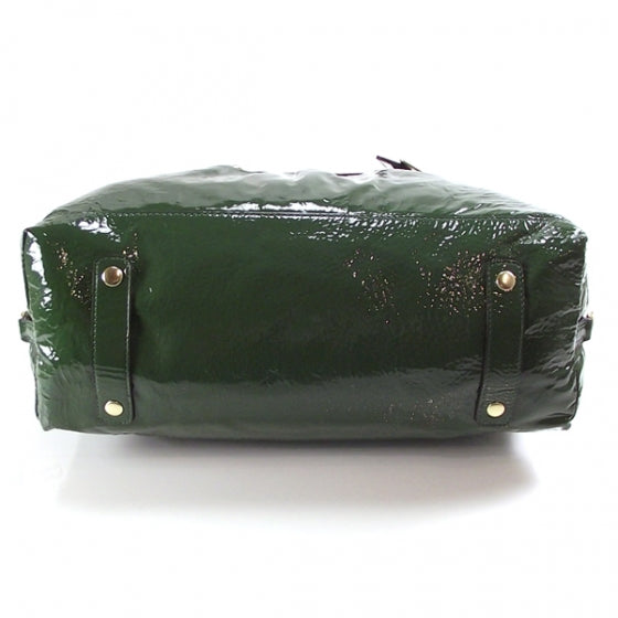 FASHIONPHILE COACHPatentMadisonSabrinaEmeraldGreen12948 5 of 9