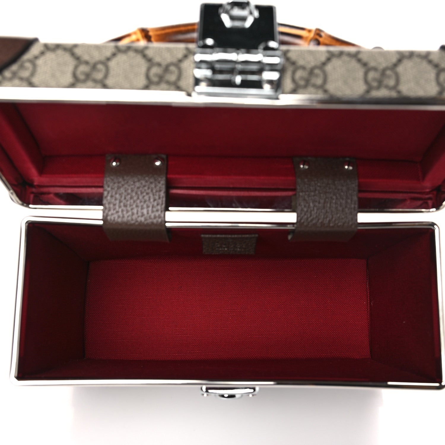 Gucci GG Supreme Monogram Globe-Trotter Beauty Case Brown 5 of 9