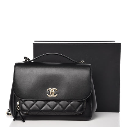 Chanel Caviar Quilted Large Business Affinity Flap Black 8 of 8