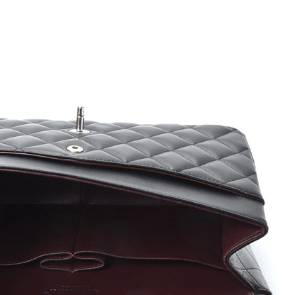Chanel Lambskin Quilted Jumbo Double Flap Black 4 of 9