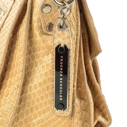 Proenza Schouler Python PS1 Large Satchel Gold 7 of 13