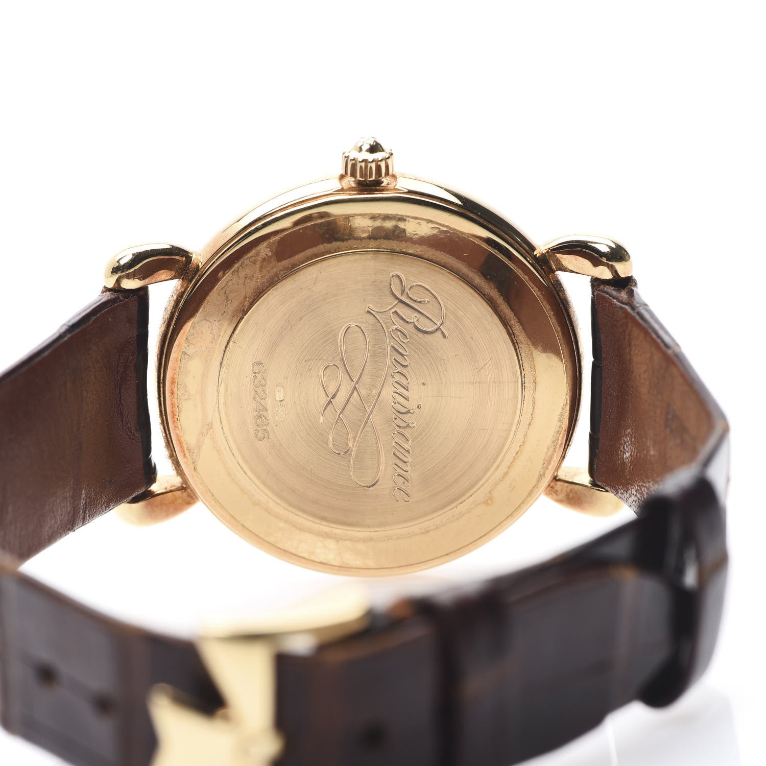 Vacheron Constantin 18K Yellow Gold Alligator 33mm Historiques Renaissance Manual Winding Watch 92884 4 of 10