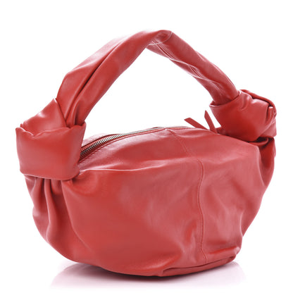 Bottega Veneta Calfskin Mini Double Knot Bag Red 3 of 11