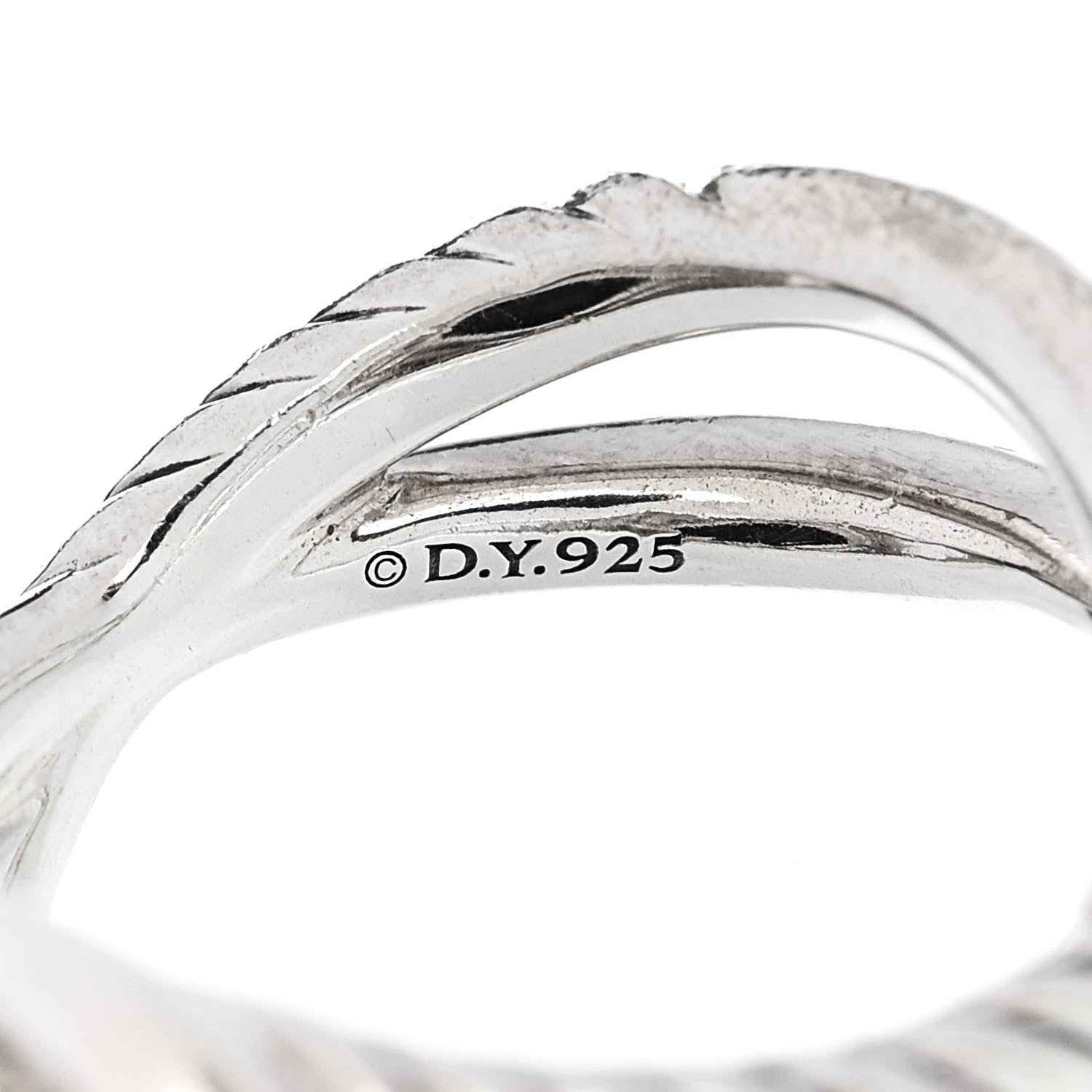David Yurman DAVID YURMAN Sterling Silver Black Onyx 11mm Infinity Ring 5 of 5