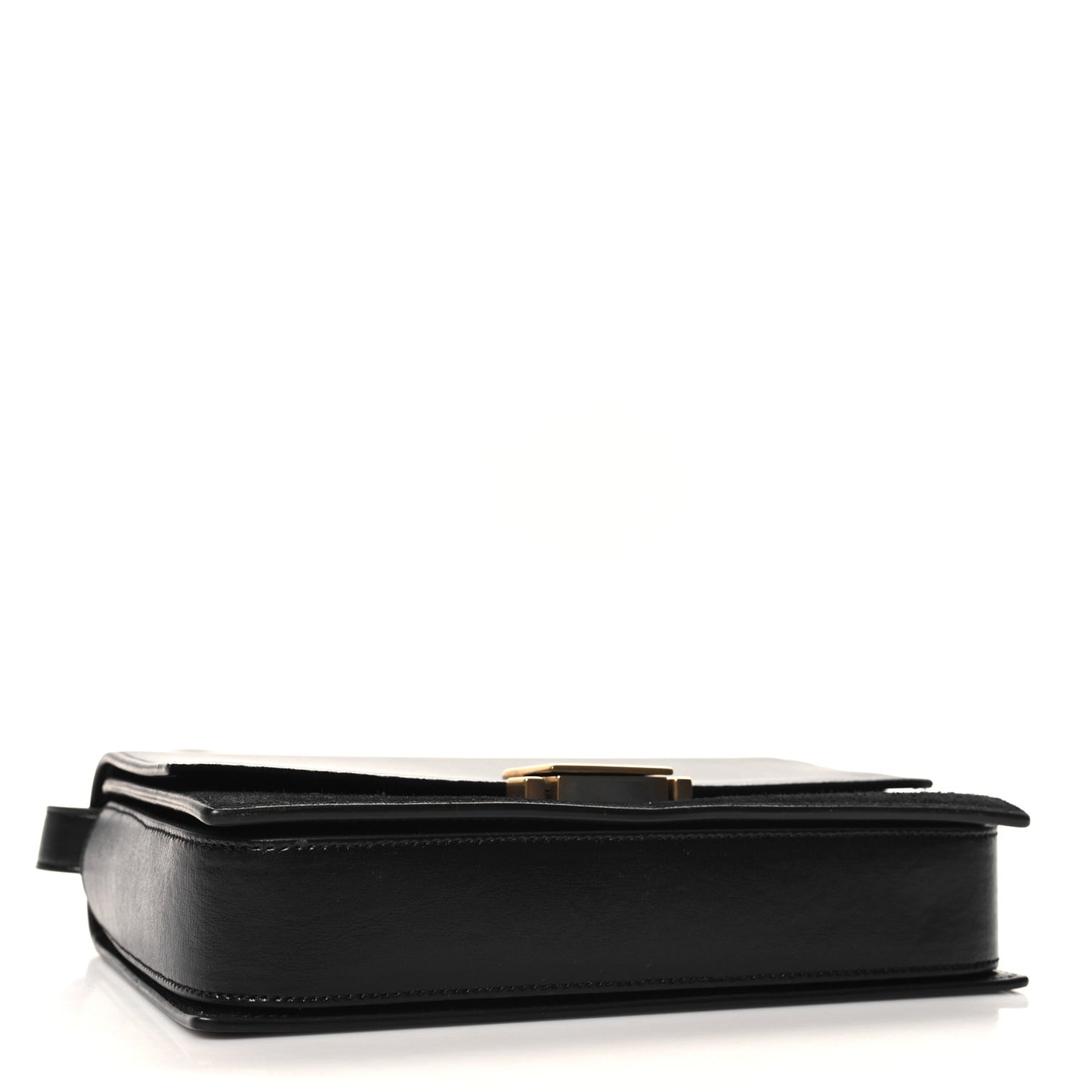 Smooth Calfskin Suede Medium Bellechasse Black