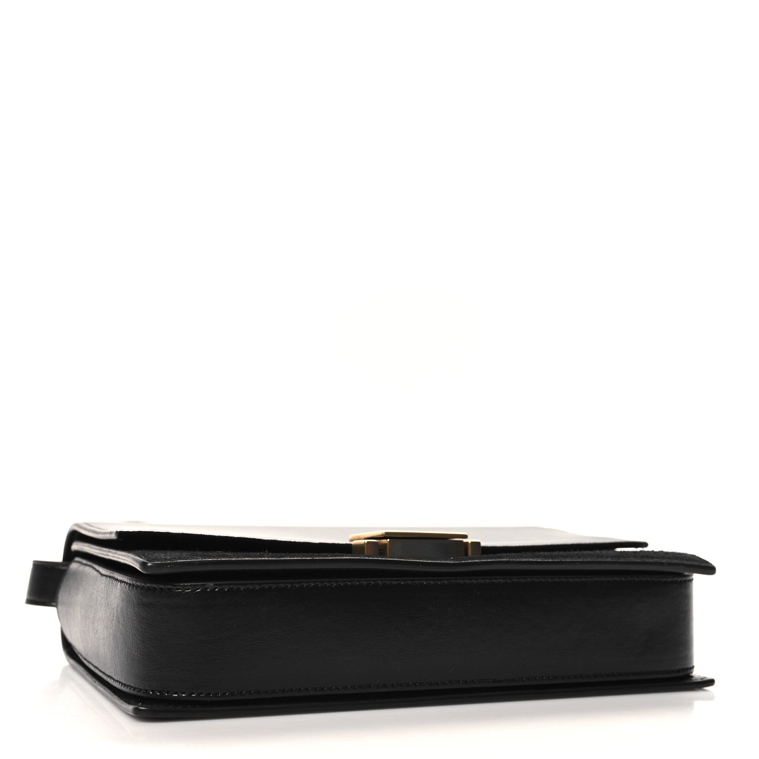 Saint Laurent Smooth Calfskin Suede Medium Bellechasse Black 4 of 10