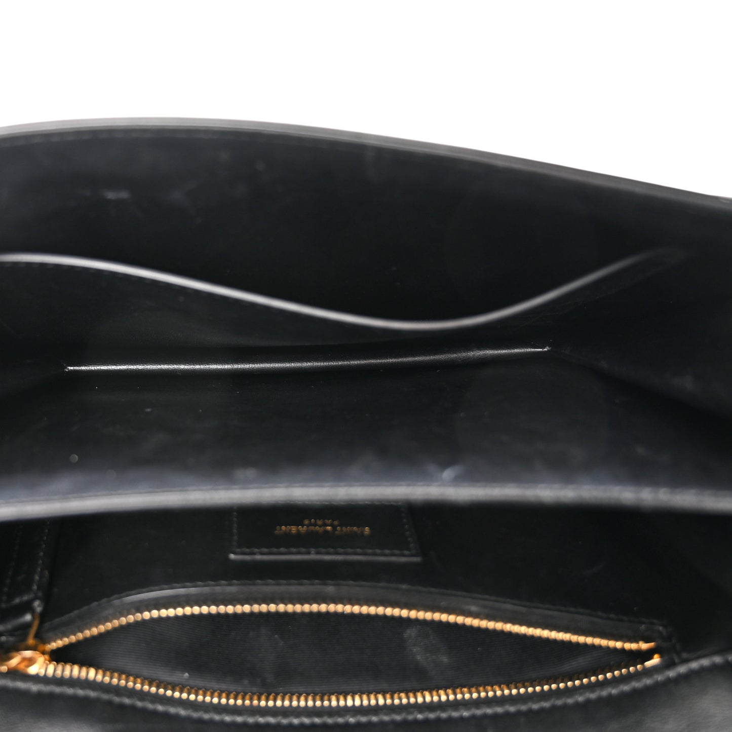 Smooth Calfskin Le Maillon Satchel Black