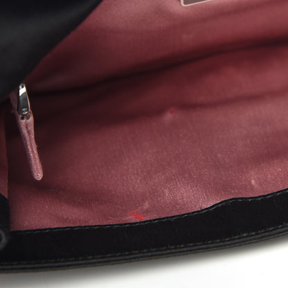 Prada Satin Crystal Clutch Black 10 of 10