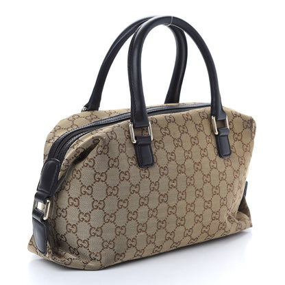 Gucci Monogram Small Full Moon Boston Brown 3 of 12