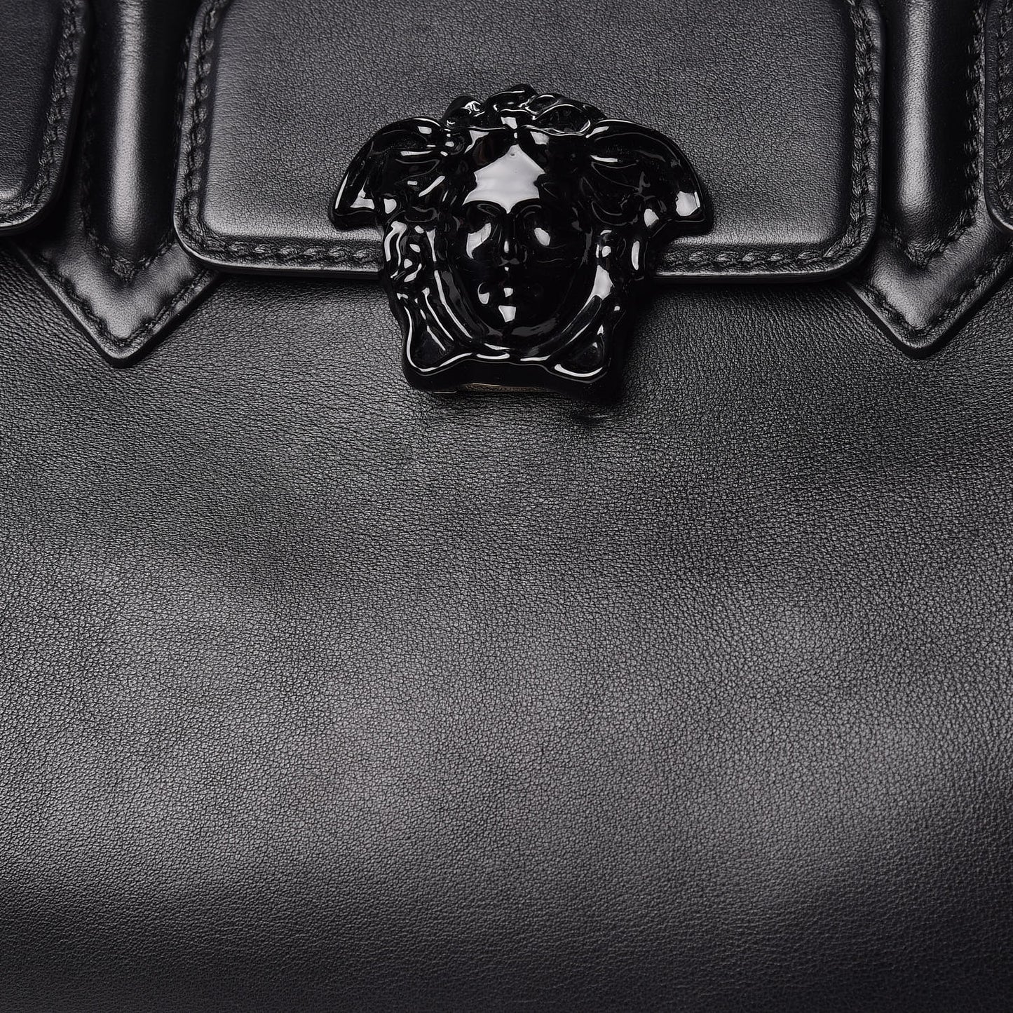 Calfskin Large Palazzo Empire Bag Black