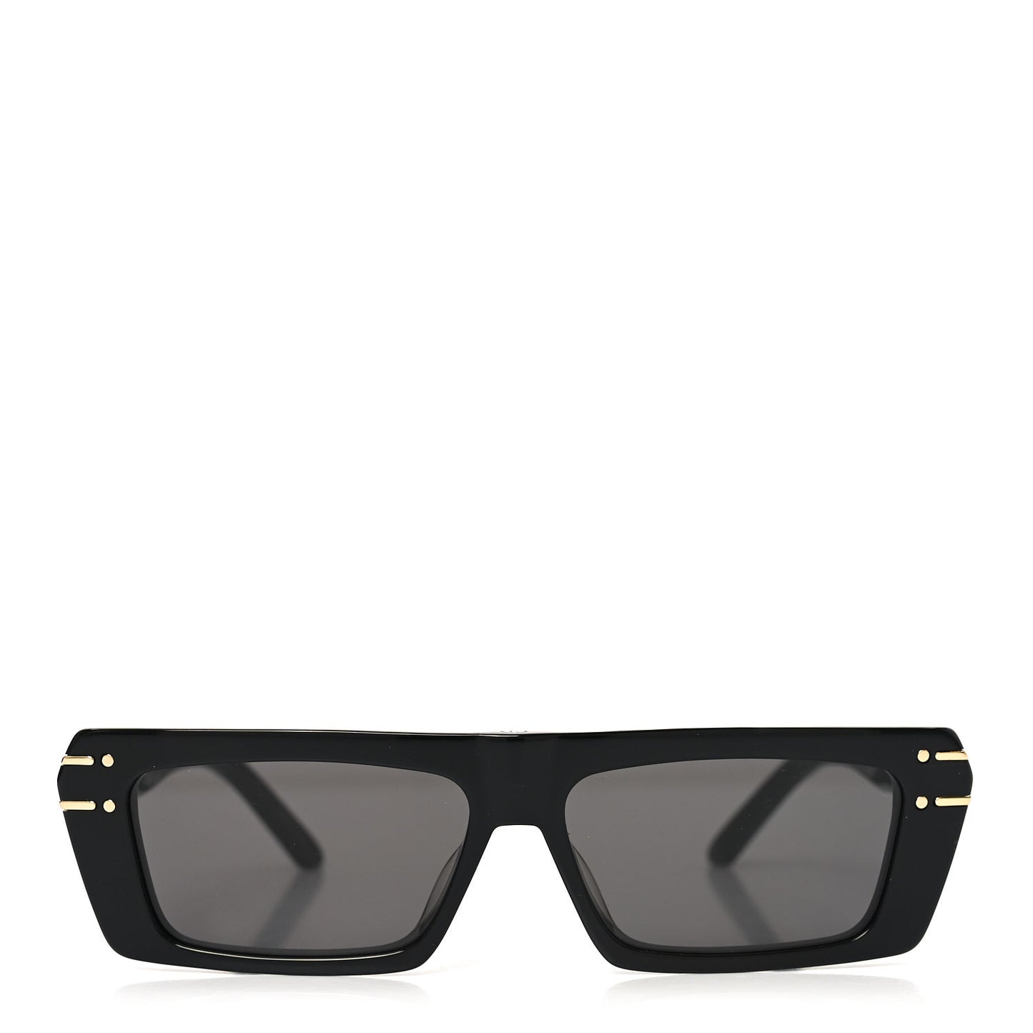 Diorsignature S2U Rectangular Sunglasses Black
