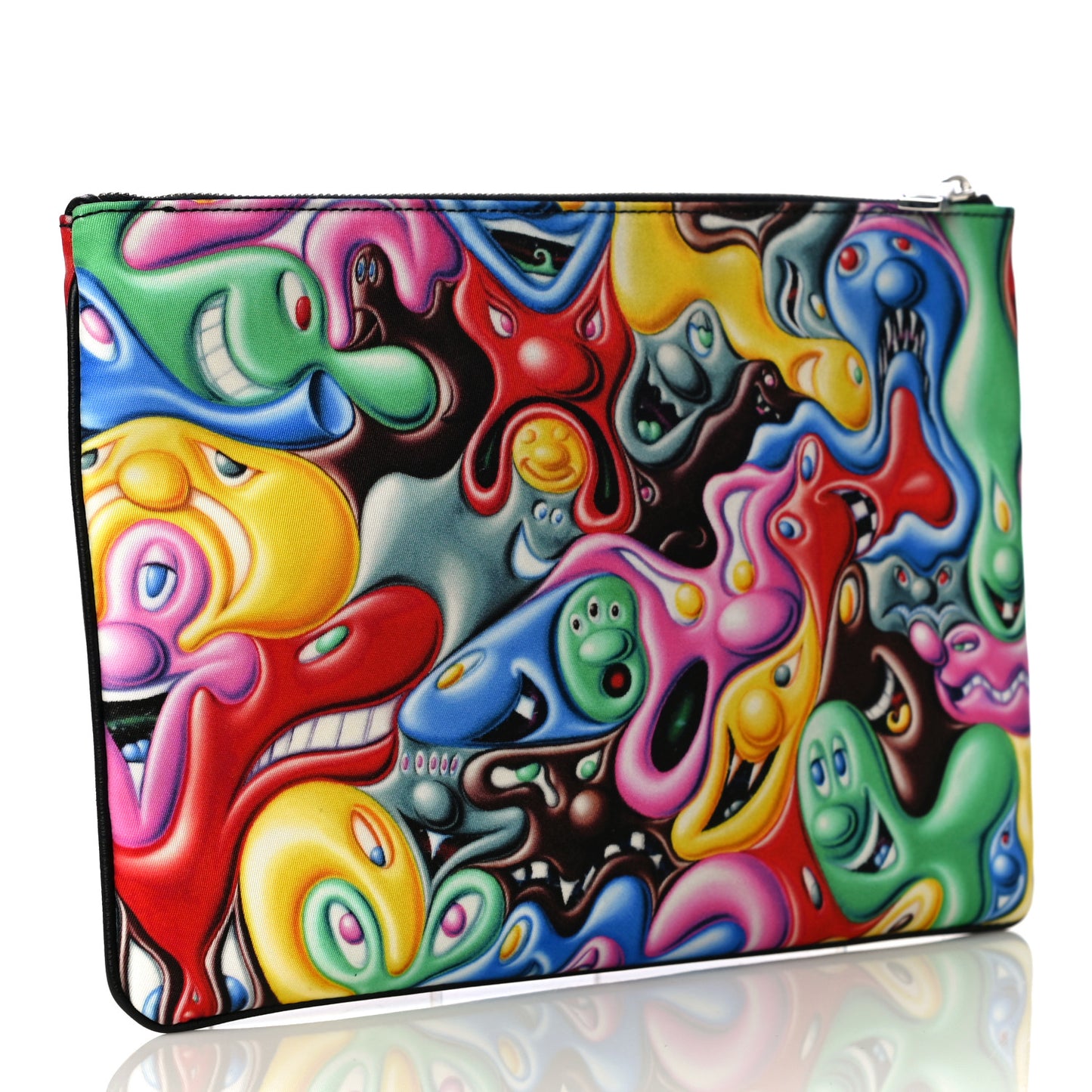 X KENNY SCHARF Nylon Zip Pouch Multicolor