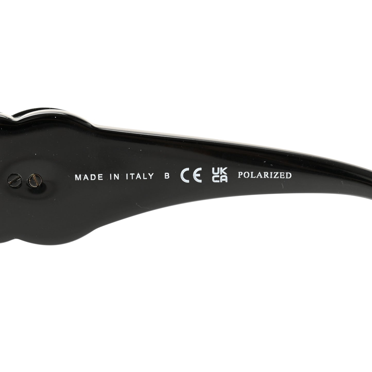 Acetate Calfskin Square Sunglasses 5474-Q Black