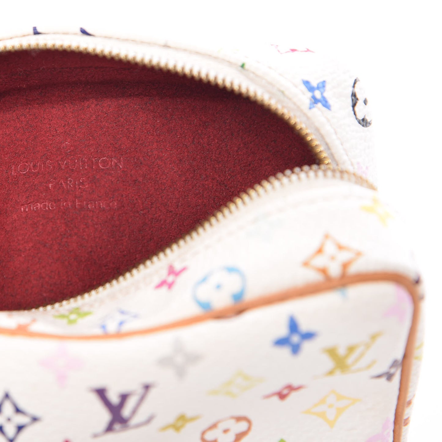 Monogram Multicolor Trousse Wapity White