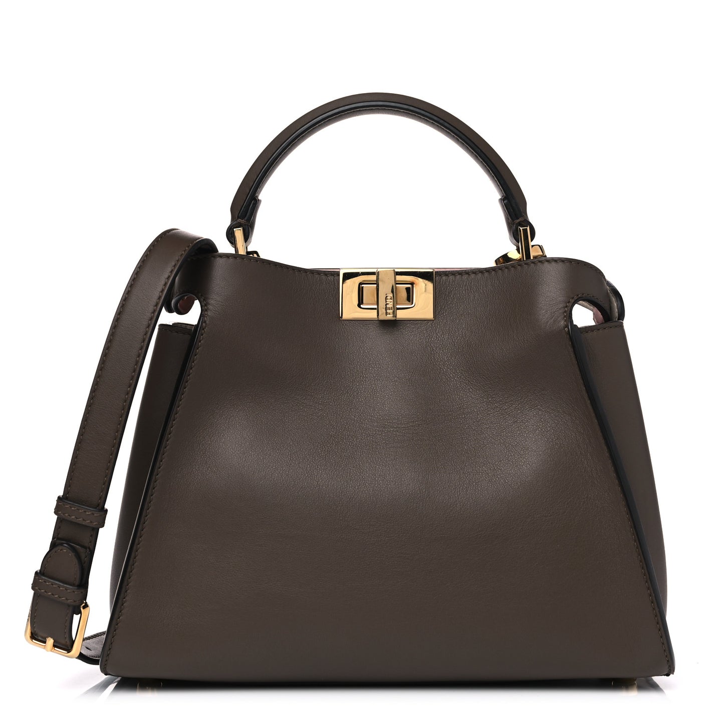 Vitello Tahiti Burro Bi-Color Medium Peekaboo Iconic Essentially Satchel Maya Camelia Confetto