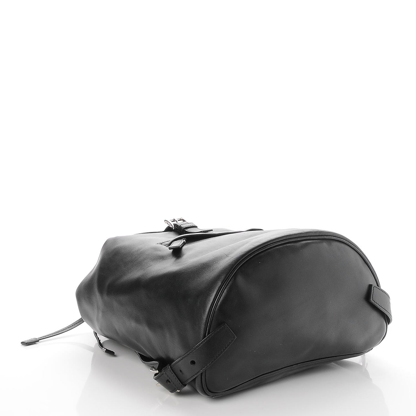 Soft Calfskin Cinch Backpack Black