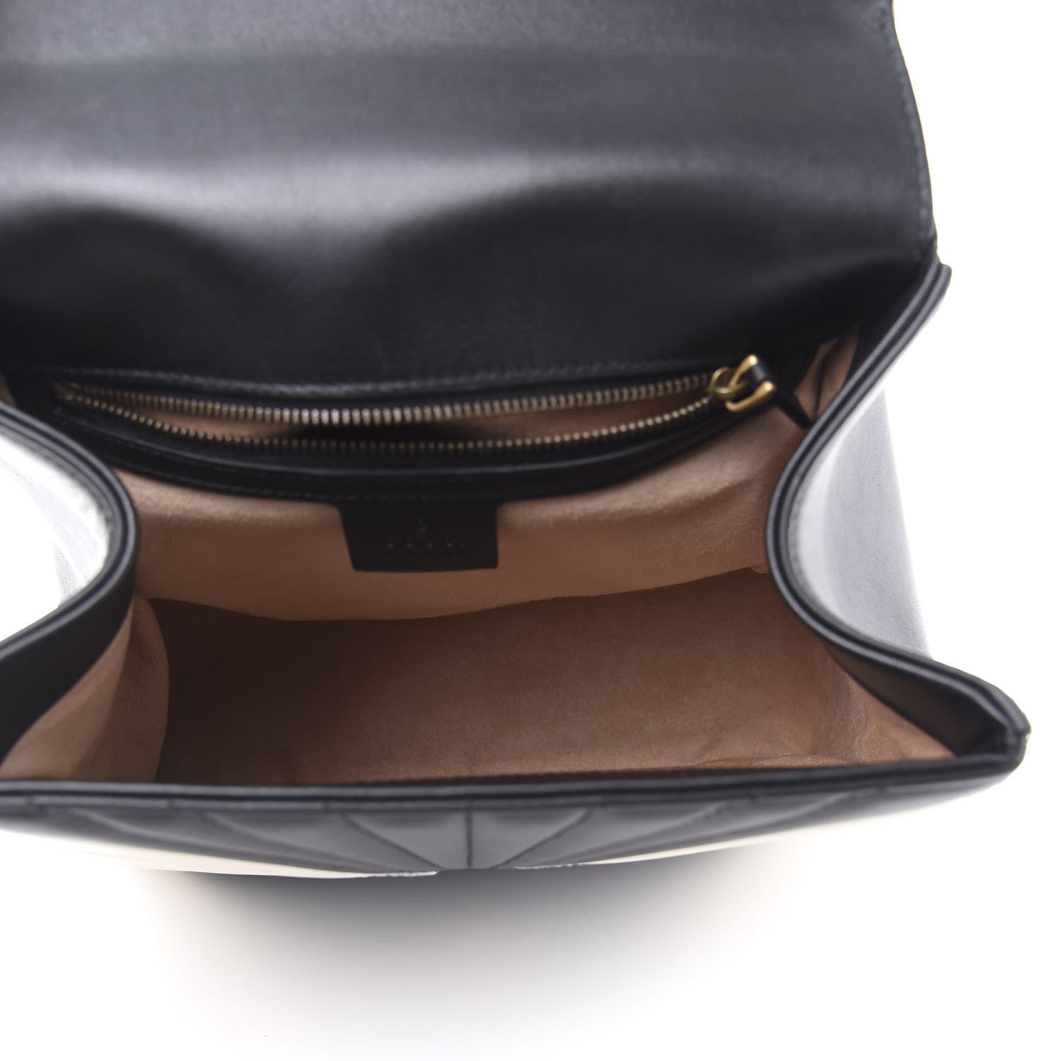 Gucci Calfskin Bamboo Trapuntata Queen Margaret Backpack Mystic White Black 4 of 13