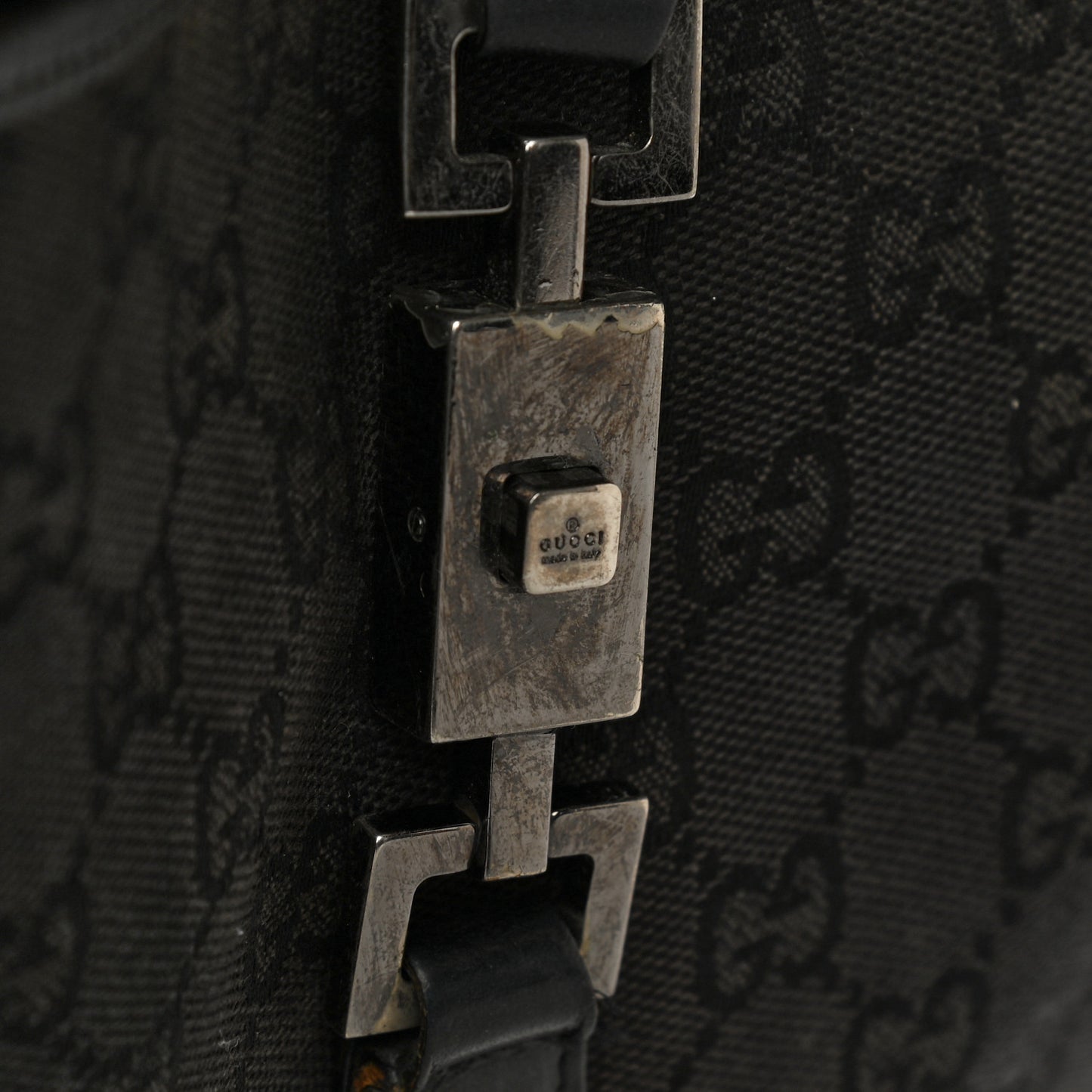 Monogram Small Jackie O Hobo Black