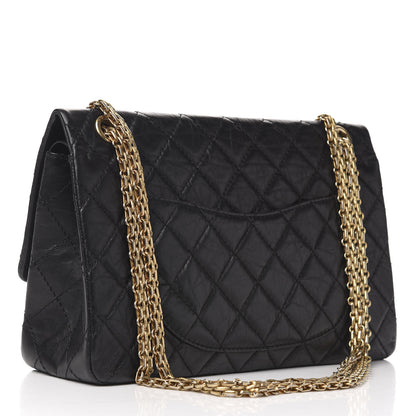 Chanel Aged Calfskin Quilted 2.55 Reissue 266 Flap Black 3 of 11