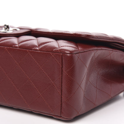 Chanel Caviar Quilted Maxi Double Flap Red 9 of 14