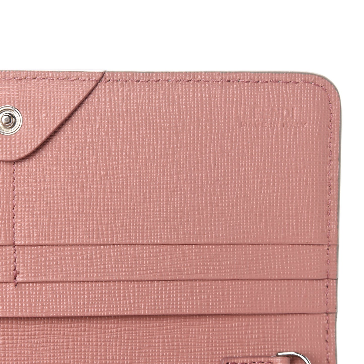 Vitello Elite Crystal Eye Monster Continental Wallet on Chain Grigio Polvere Ribes Multicolor