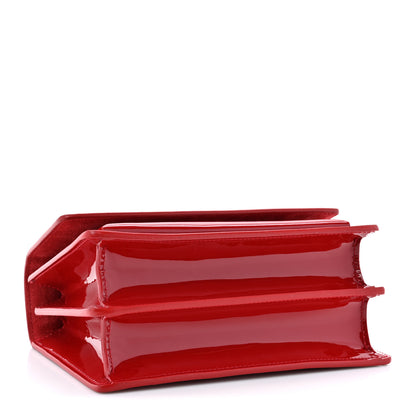 Saint Laurent Patent Small Monogram Sunset Red 4 of 9