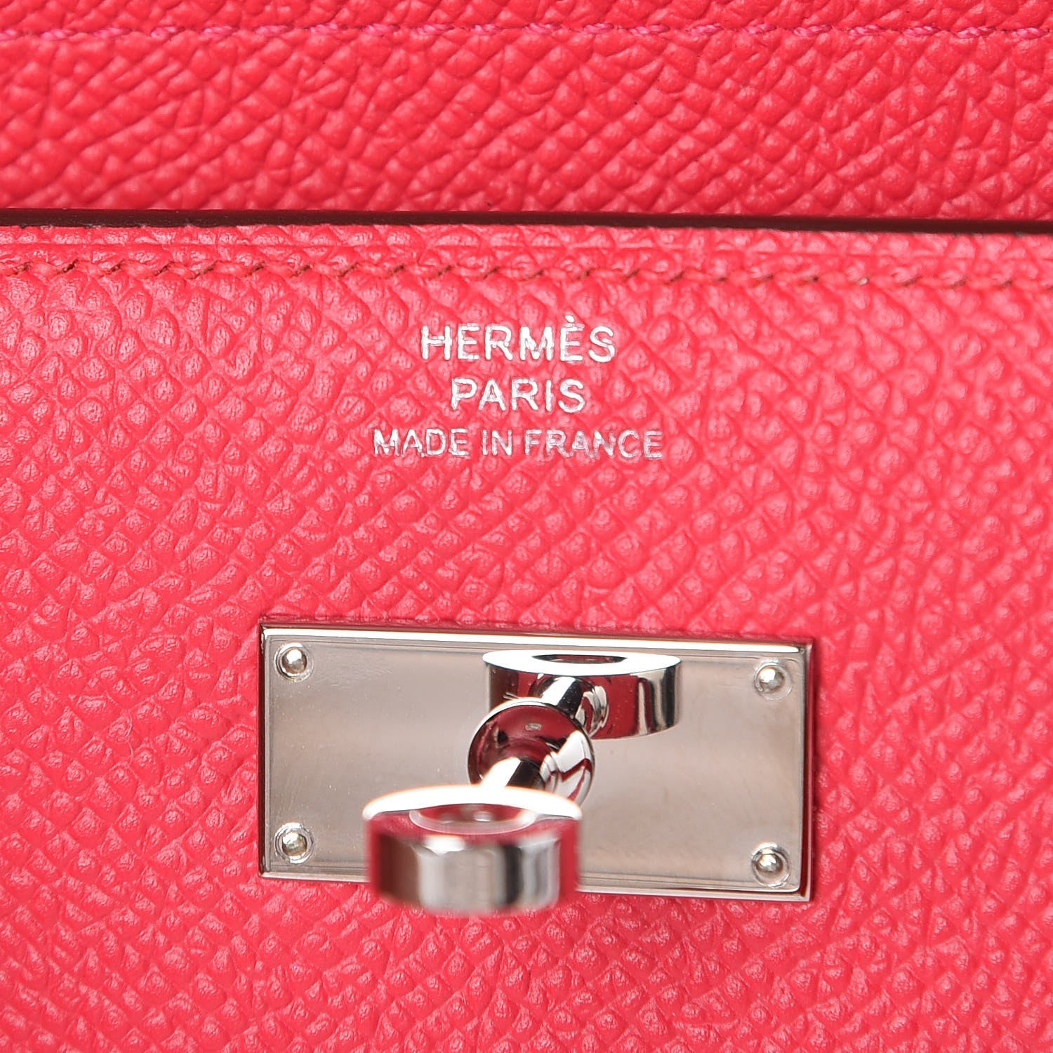 Hermes Epsom Medium Kelly Wallet Rose Extreme 6 of 7