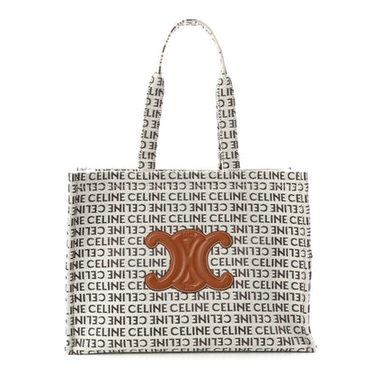 Celine Canvas Large All Over Cabas Thais Natural Tan 1 of 9
