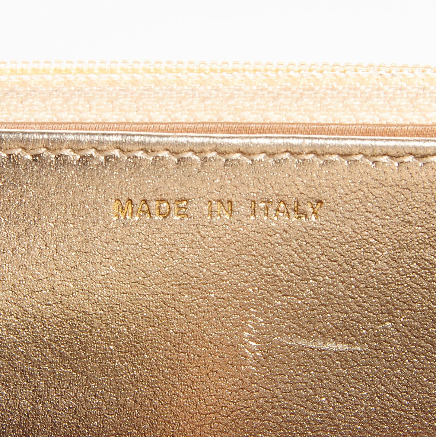 Satin Diamond Stitch Wallet On Chain WOC Black Gold