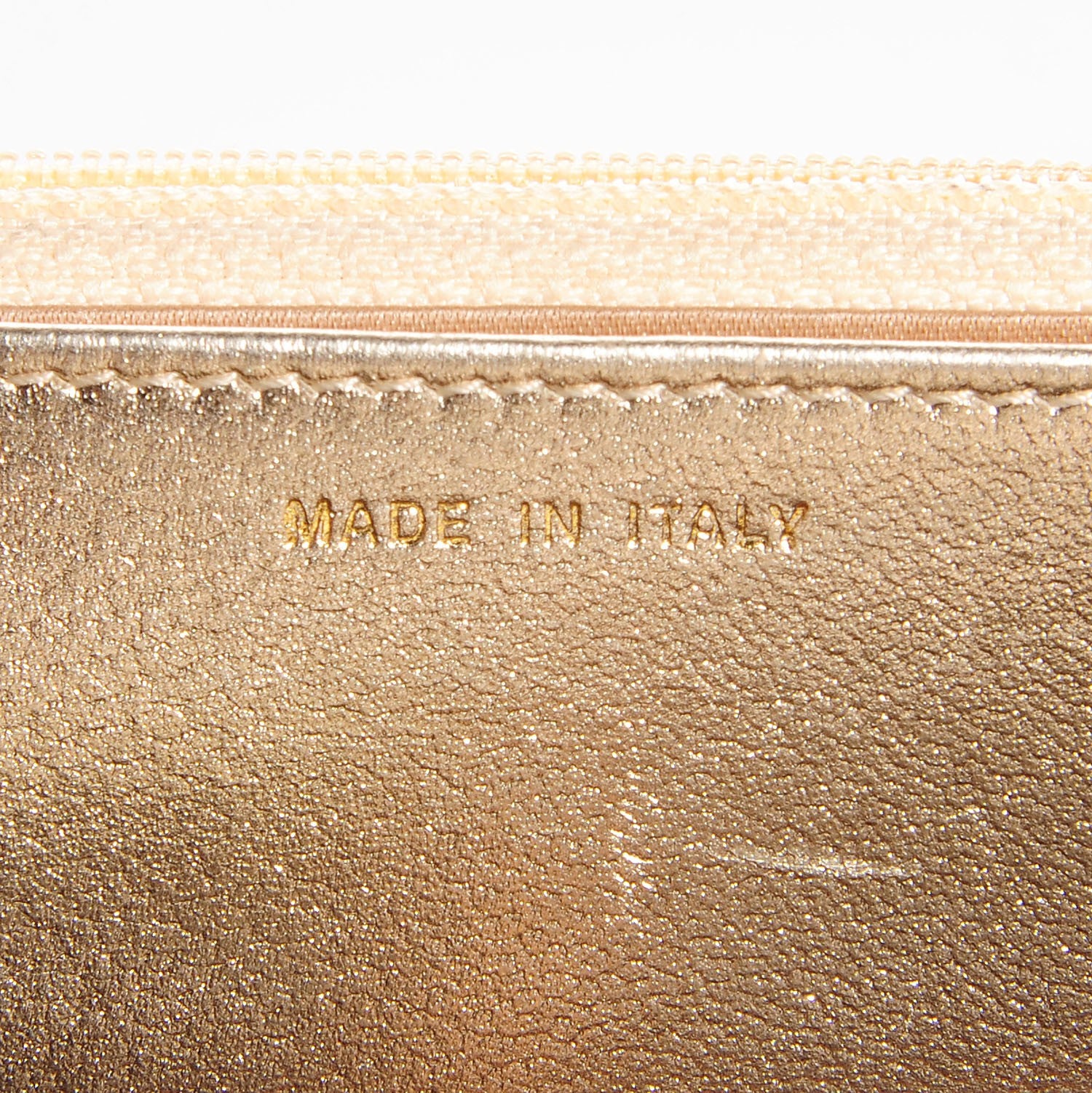 Chanel Satin Diamond Stitch Wallet On Chain WOC Black Gold 7 of 8